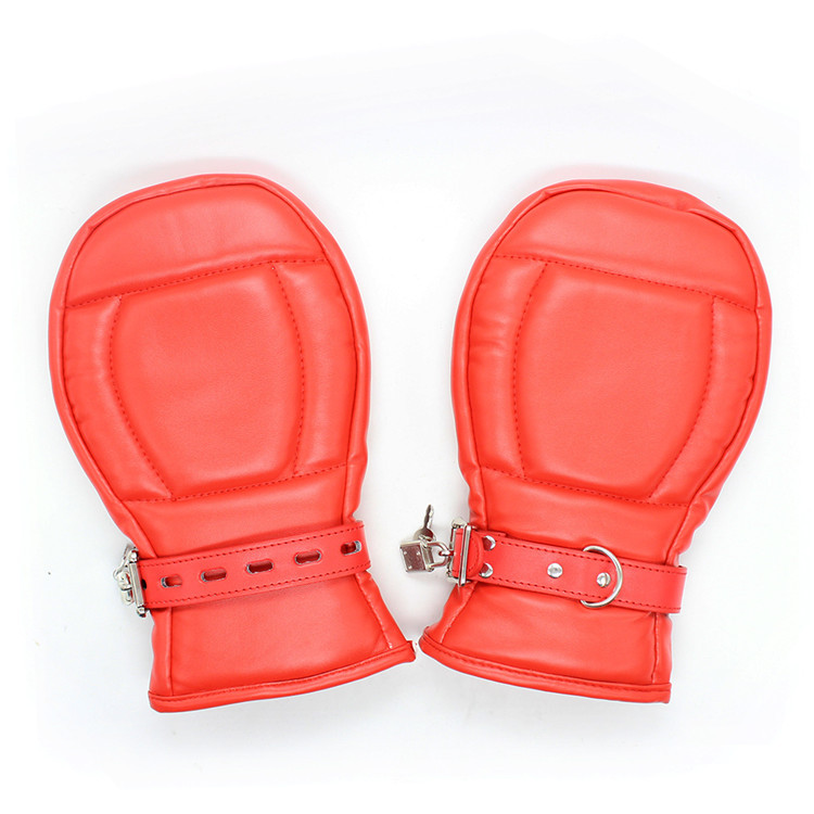 Bondage Gimp Dog Paws Lockable Mitts Locking Dog Palm